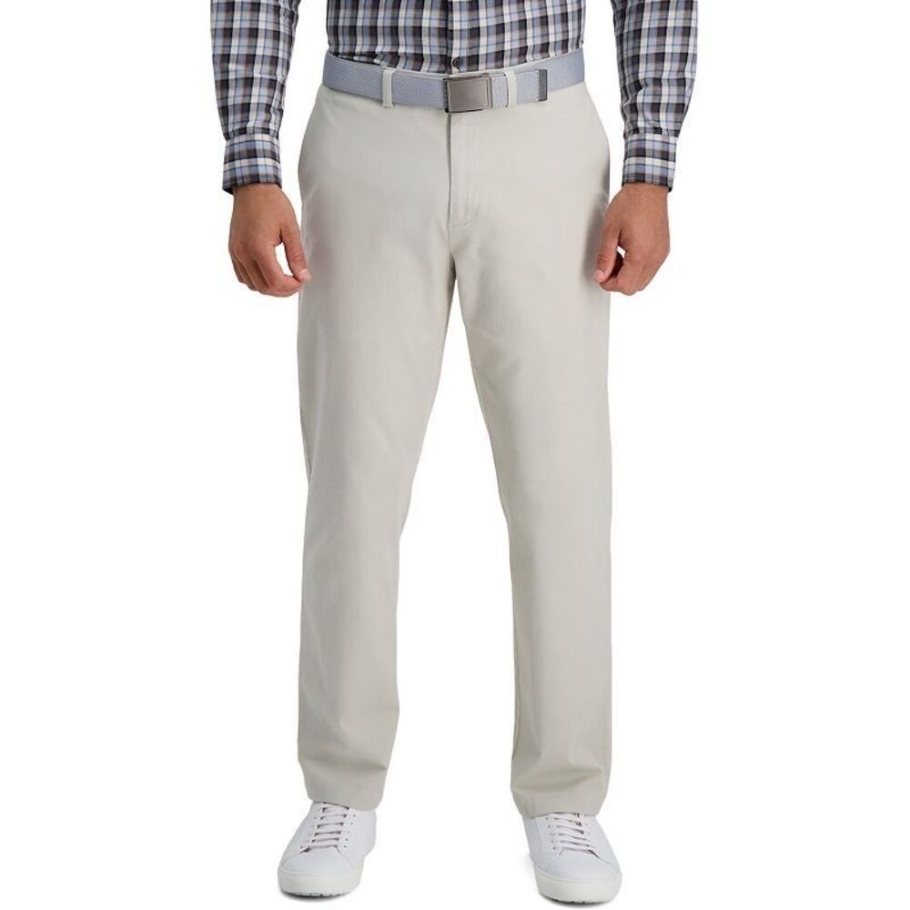 NEW Haggar Men's Classic-Fit Soft Chino Dress Pants 42W X 32L